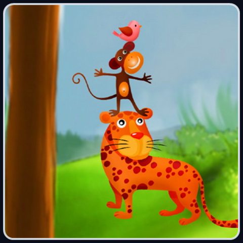Animal Tower Puzzle