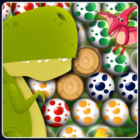 Egg Shooter Bubble Dinosaur