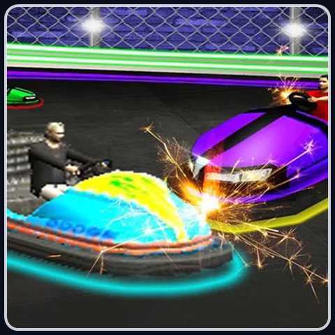 Light Bumping Cars Extreme Stunts: Bumper Car Game